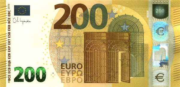(011) ** PNew (PN31EA) European Union - 200 Euro 2019 (Lagarde)